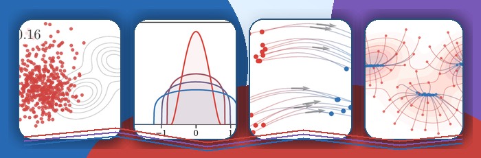 PDE4ML survey visual showing transport and PDE dynamics