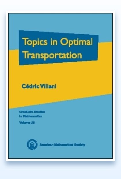 Book cover preview for Topics in Optimal Transportation