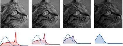 Histogram equalization as one-dimensional Monge transport