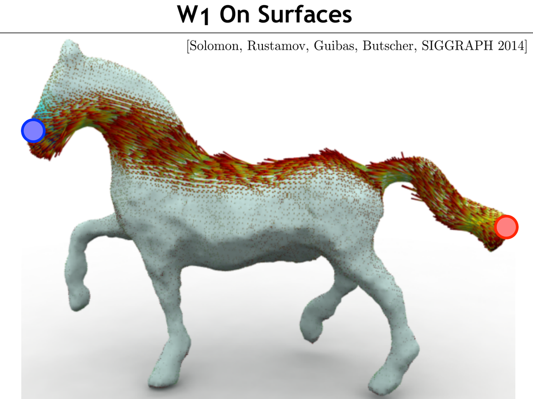 W1 flow on a surface